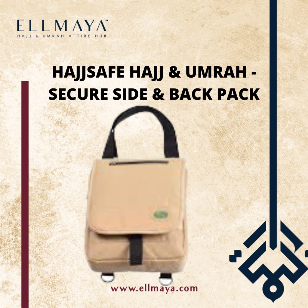 ELLMAYA: Hajj Safe Hajj & Umrah - Secure Side & Back Pack