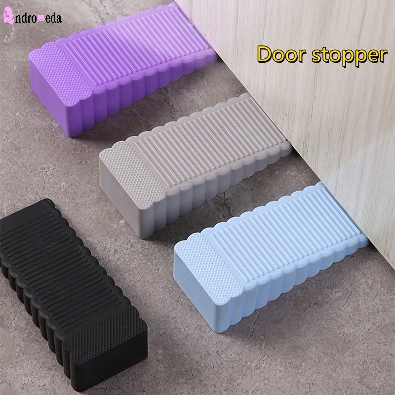 Children Home Safety Silicone Door Stopper Anti-collision Windproof Anti-pinch Hand Doorstops Rear Retainer Household Gadgets