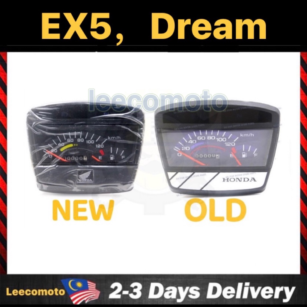 HONDA EX5 / DREAM Meter/Meter Assy 100 NEW STOCK EX5 HP LAMA HIGH