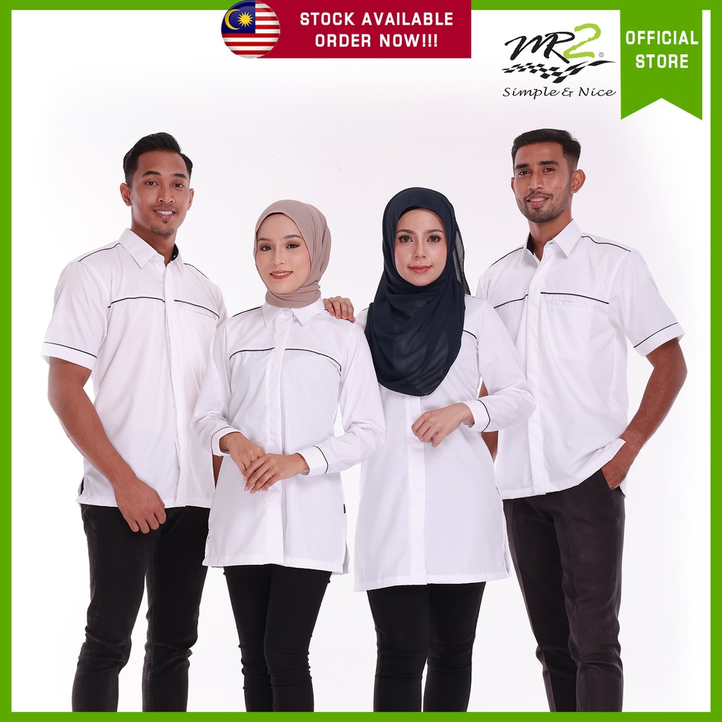 MR2 Uniform KPM - Baju KPM Baju Uniform KPM Lelaki & Wanita KPM Shirt KPM Uniform Men & Women KPM Work Wear