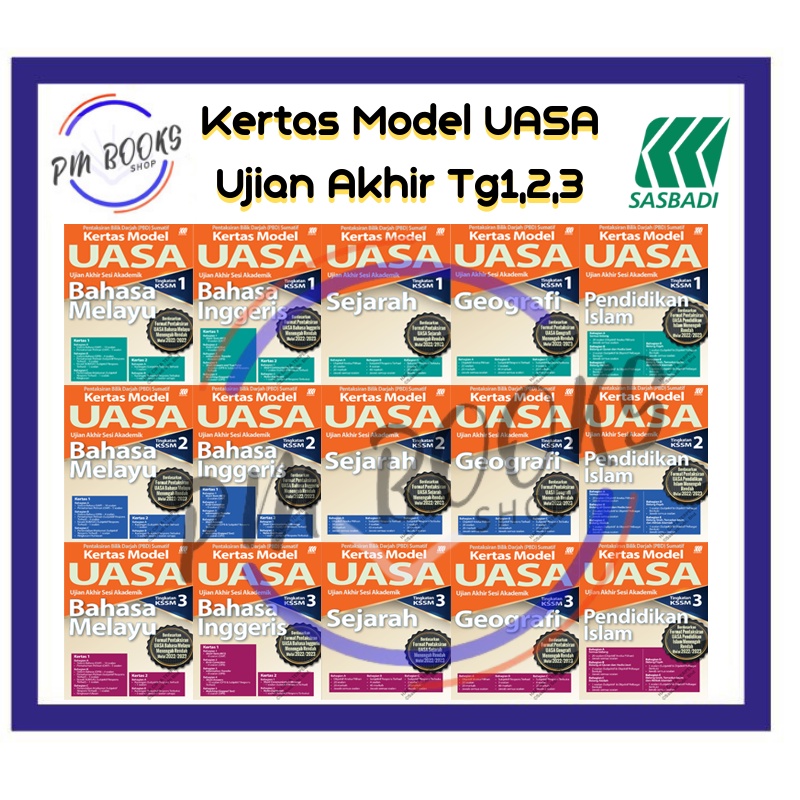 [PMB] SASBADI Kertas Model UASA Tingkatan Buku Latihan Tingkatan 3 Buku