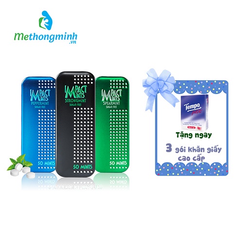 Of 3 Boxes Random Flavor] Impact Mints SugarFree Mint Candy