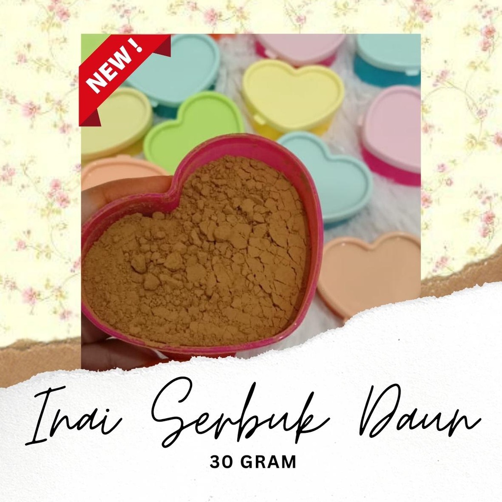 Ready Stock G Inai Serbuk Daun Inai Serbuk Asli Inai Daun Inai