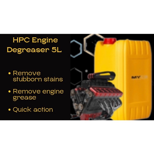 HPC Engine Degreaser 5L (Red Colour) Alkaline Degreaser Chemical Engine
