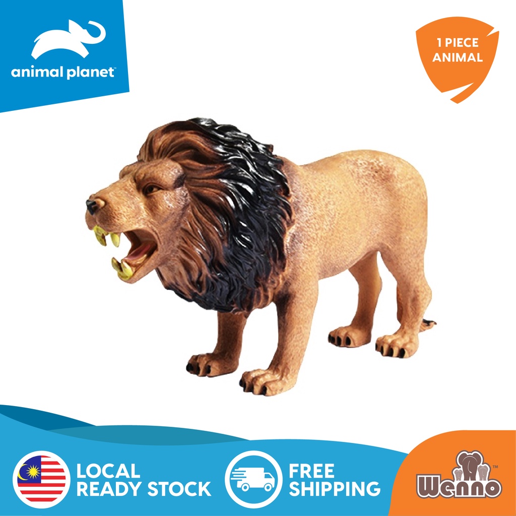 Wenno x Animal Planet 1pc Big Size Lion Figurine Animal Toys for Kids  Mainan Budak Perempuan Animal Collection | Shopee Malaysia