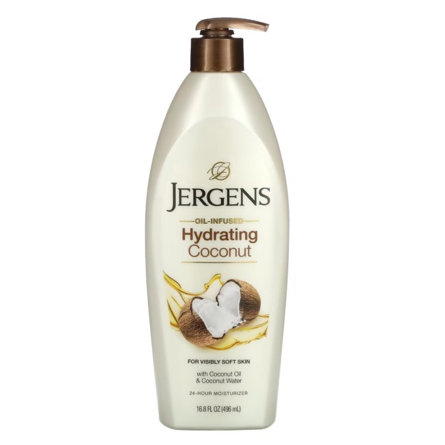 Jergens Coconut Moisturizing Body Lotion, Dry to Extra Dry Skin