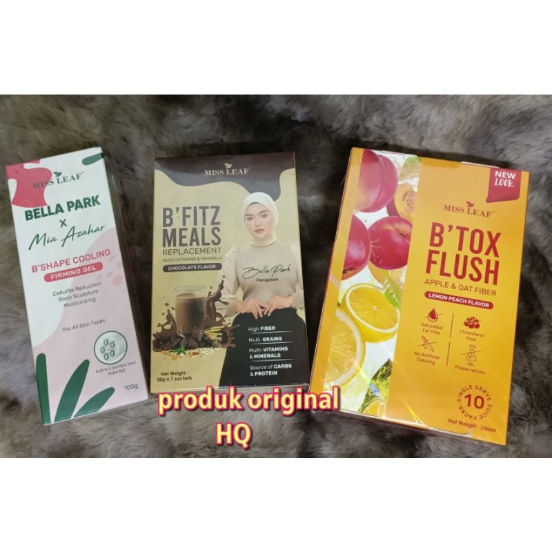 B FITZ MEAL @ BSHAPE COOLING FIRMING B TOX BTOX Flush (kurus cara bella)