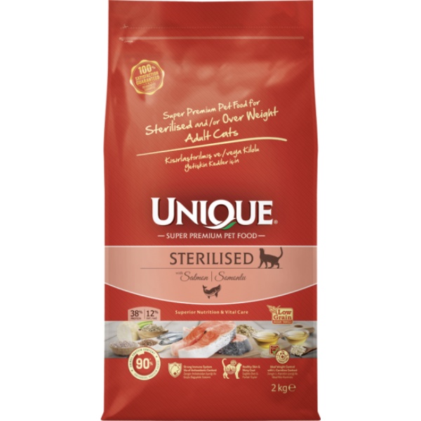UNIQUE SUPER PREMIUM PET FOOD STERILISED WITH SALMON 2KG Shopee Malaysia
