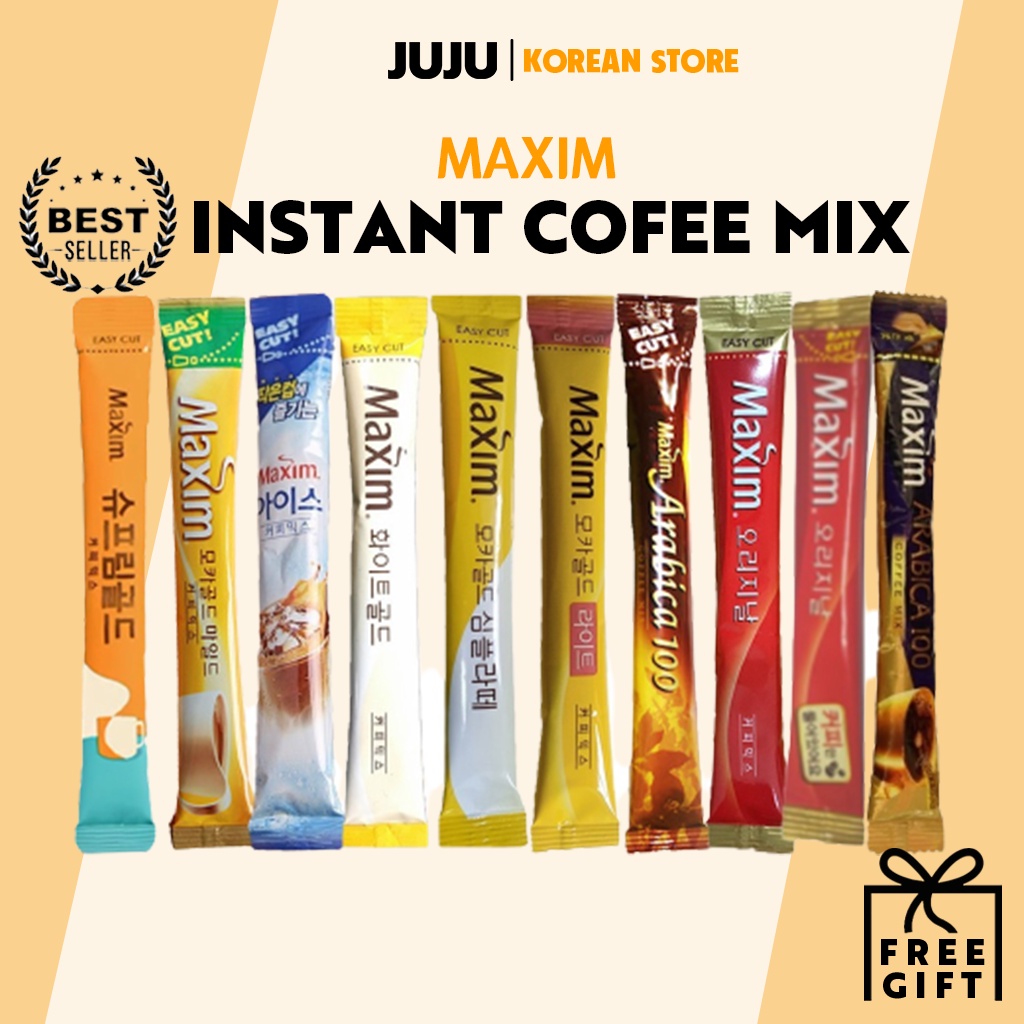 Maxim / 10 STICKS instant coffee / Mocha Gold / White Simple latte / Arabica / Original / Black Americano Ice / Korea instant coffee