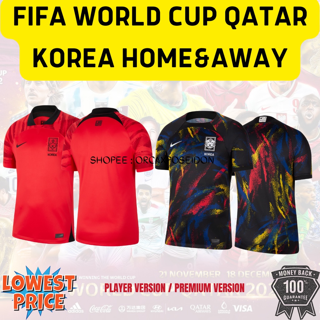 JERSEY KOREA WORLD CUP 2022 JERSEY KOREA HOME JERSEY KOREA AWAY