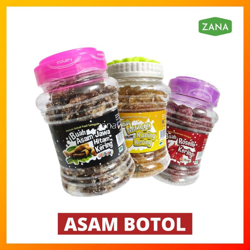 Adam Food Asam Botol Mangga Merah Kuning Asam Hitam Merah Roselle ...