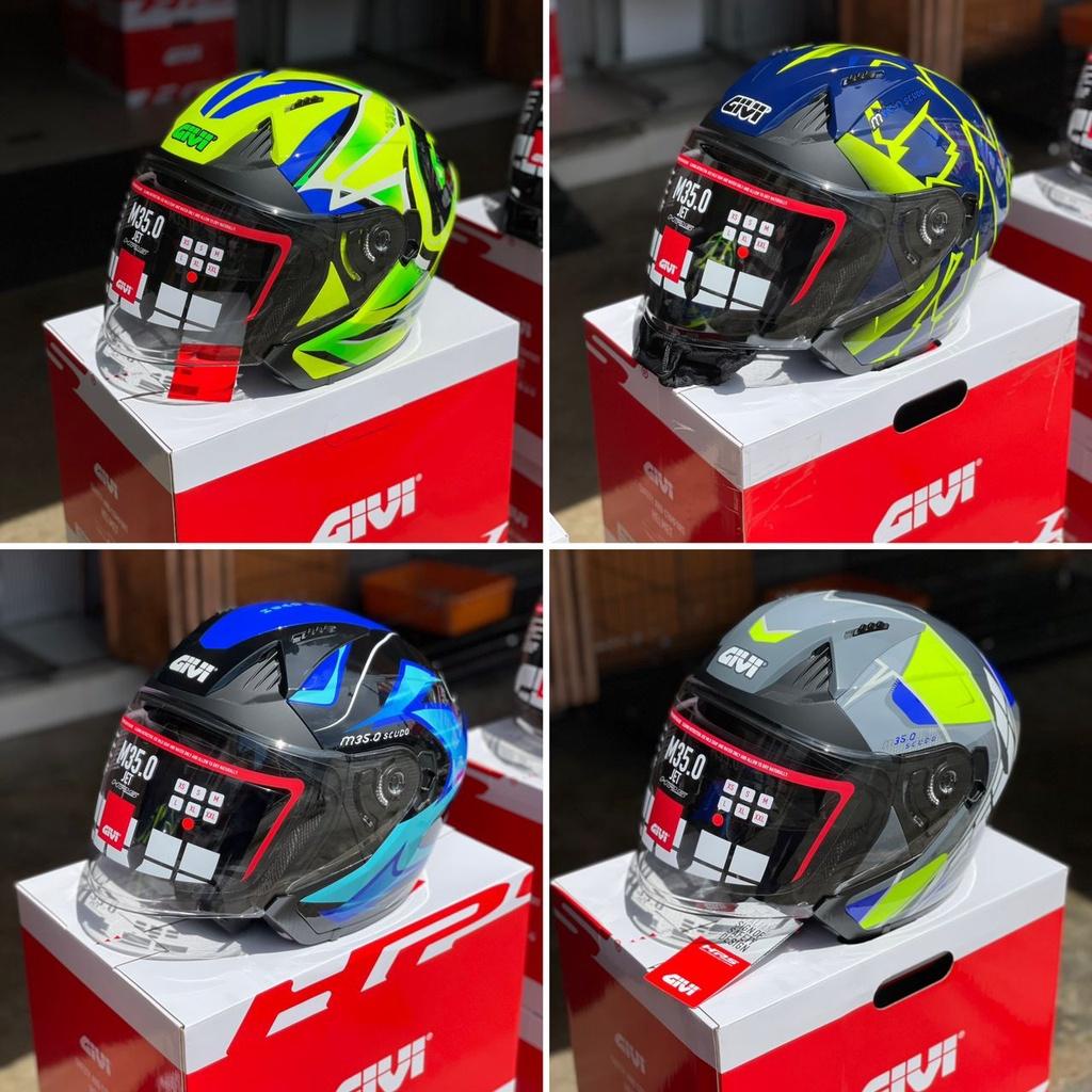 GIVI HELMET M35.0 SCUDO DOUBLE VISOR HELMET DOUBLE VISOR HELMET GIVI M35 Shopee Malaysia