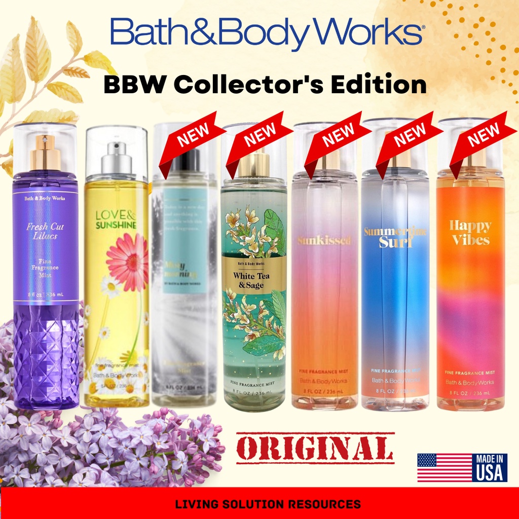 [BBW] Body Mist Original Bath & Body Works Fragrance Perfume Minyak ...