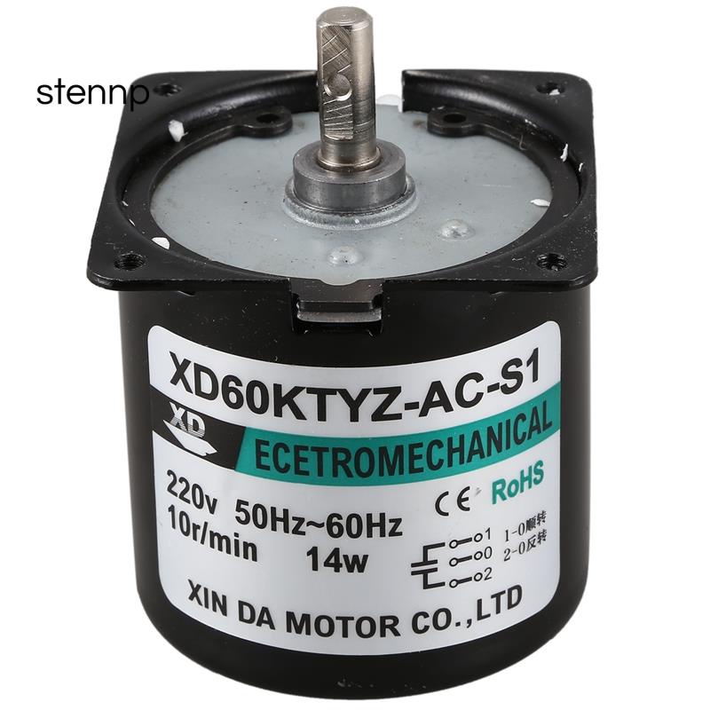 60ktyz Ac Motor 220v 10rpm Permanent Magnetic Electric Synchronous