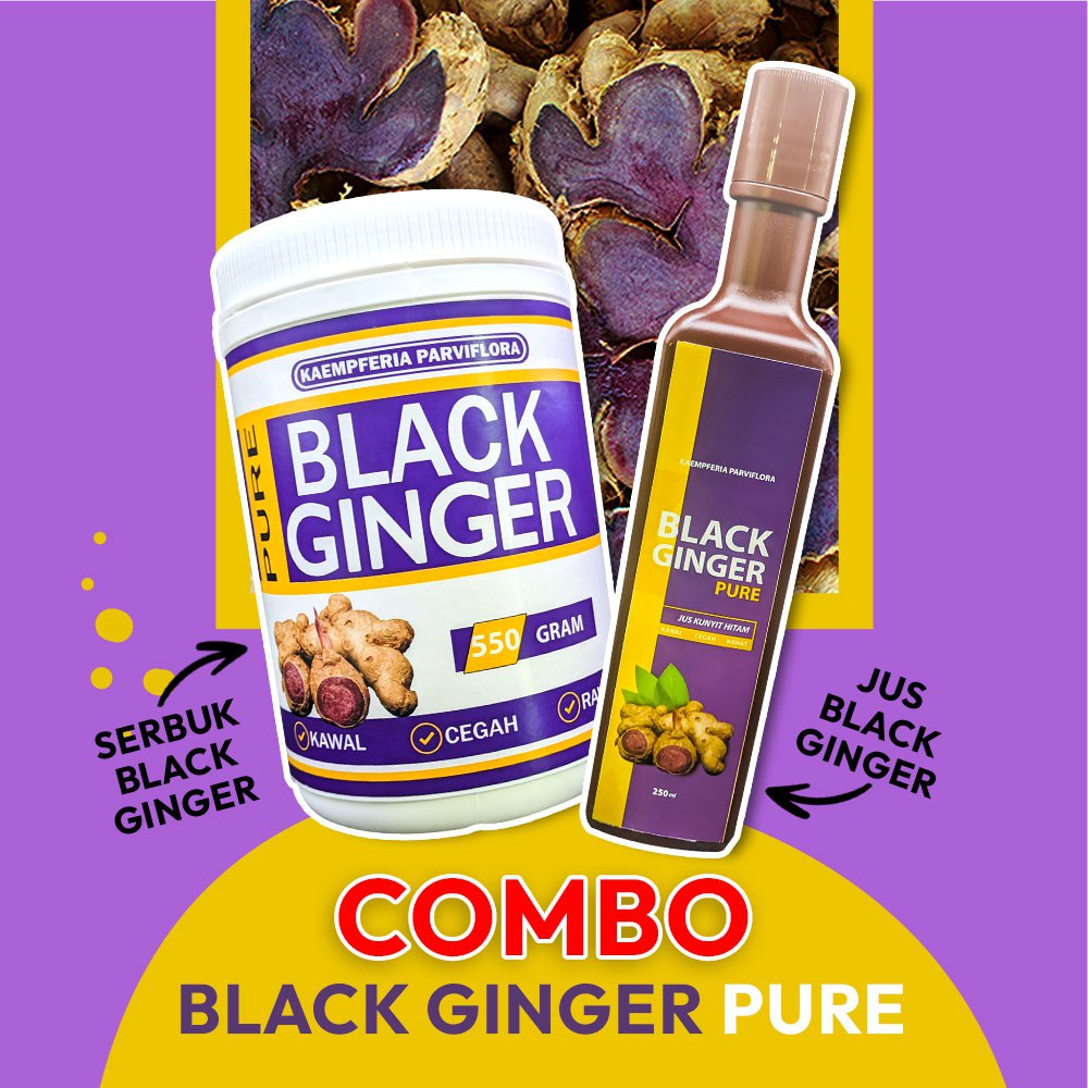 Kunyit Hitam Kapsul & Kopi Black Ginger Pure Lulus KKM Rawat 3 ...