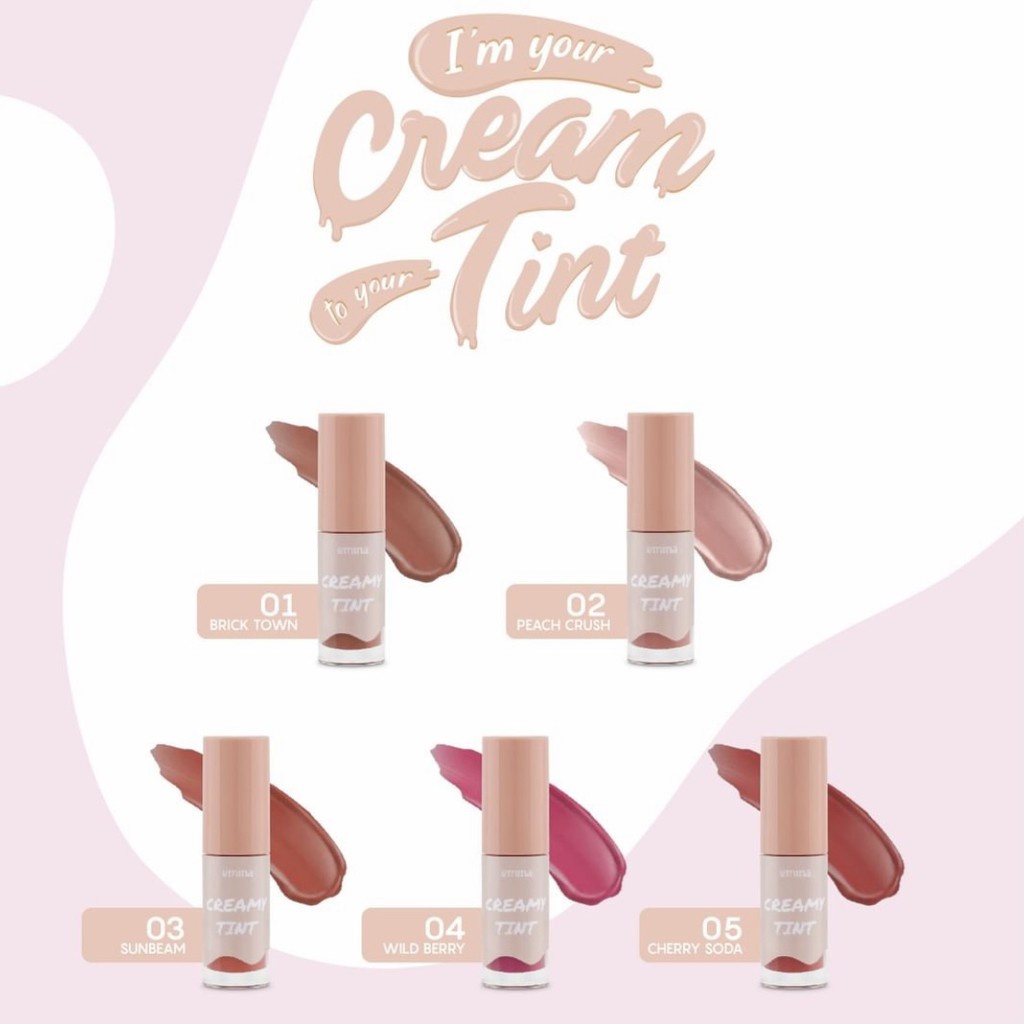 As Emina Creamy Tint Lip Tint Cream