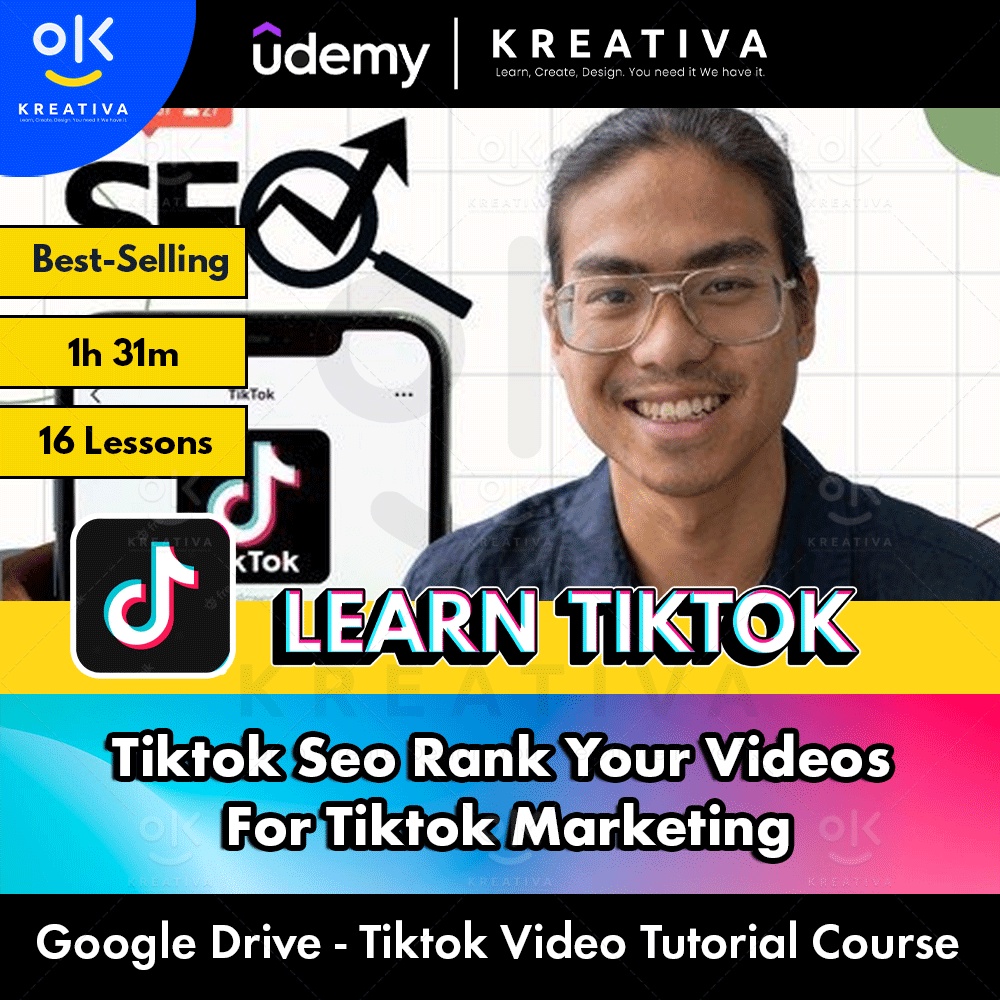Video Course-Tiktok Seo Rank Your Videos For Tiktok Marketing | Learn TikTok Course