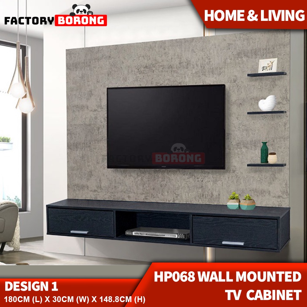 FB HP068 Modern Style Wall Mounted TV / TV Gantung