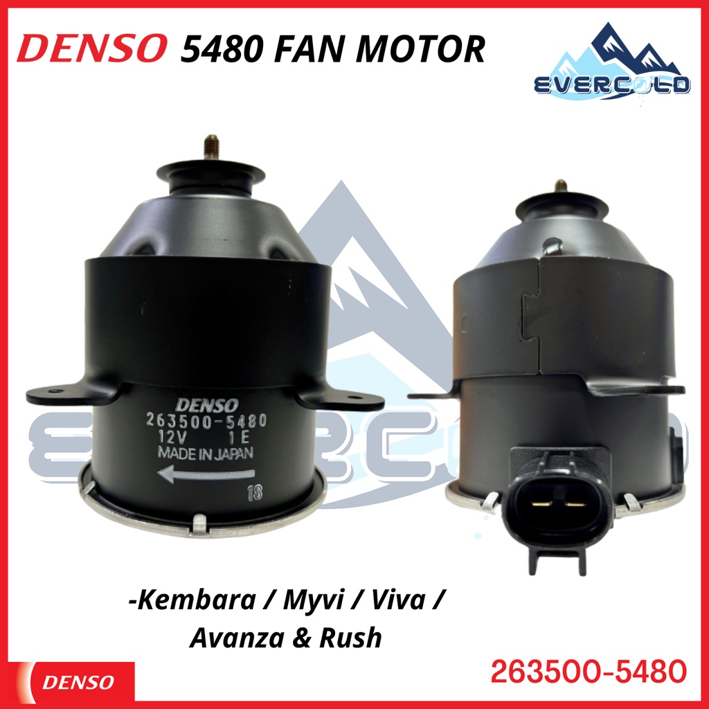 ORIGINAL DENSO Radiator Fan Motor 2635005480 ( Kembara / Myvi / Viva