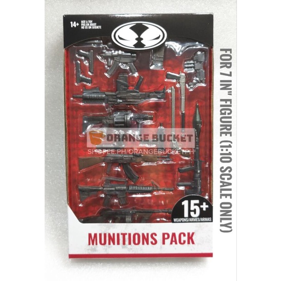 Mcfarlane Munitions Pack (NEW, MISB) Accessories Weapons MCF 1:10 Figures 1/12 Fortnite 1:12 Loadout