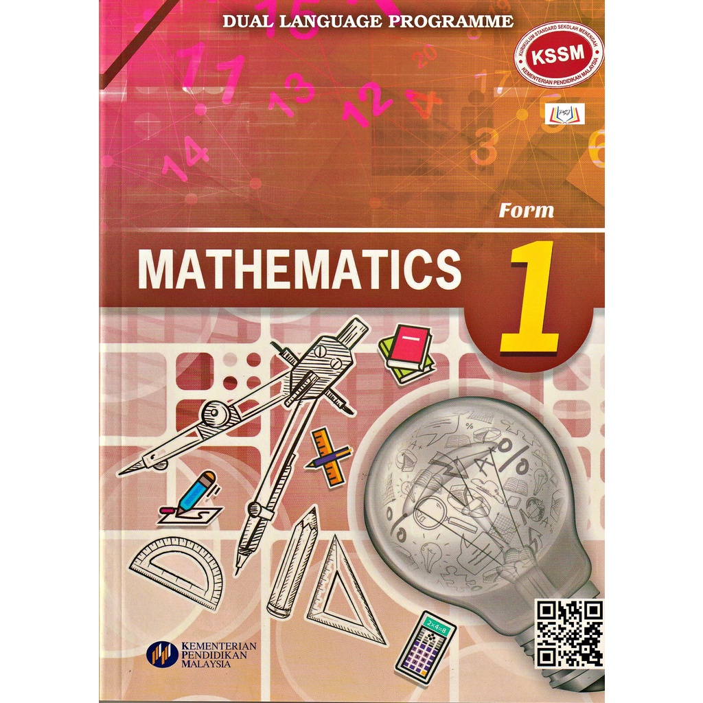 Textbook Mathematics Form 1 (English Version) Shopee Malaysia