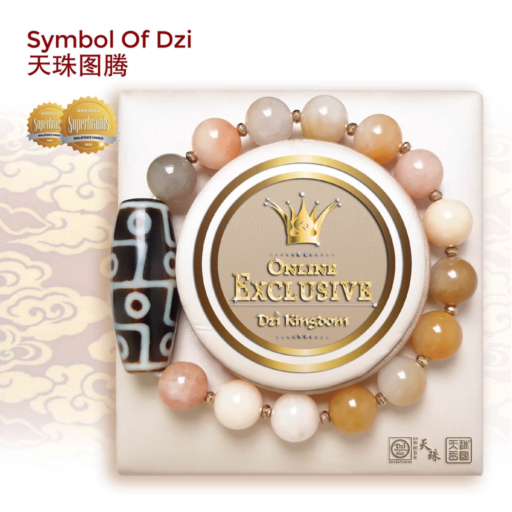 Online Exclusive Dzi Kingdom 12 Eyed Dzi Bracelet 限量版 天珠王国十二眼天珠手链