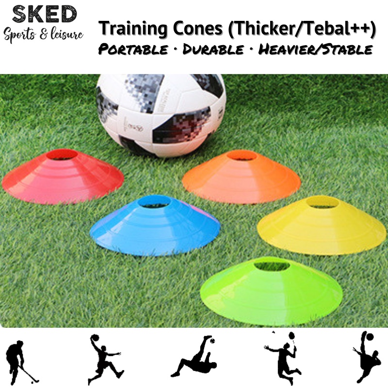 SKED Thick Kon Training Cone Football Equipment Futsal Marker Soccer Cone Training Kit Football Training Equipments