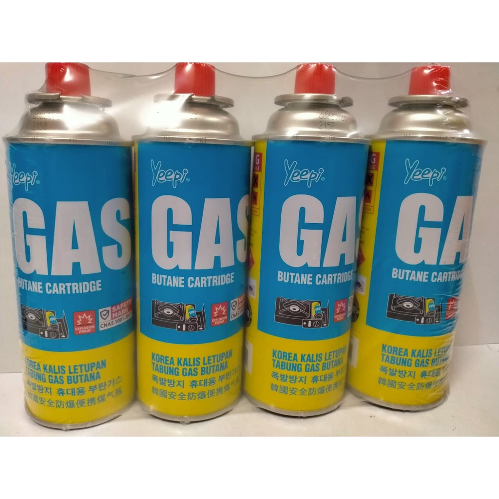 Yeepi Gas Butane Cartridge 220g Shopee Malaysia