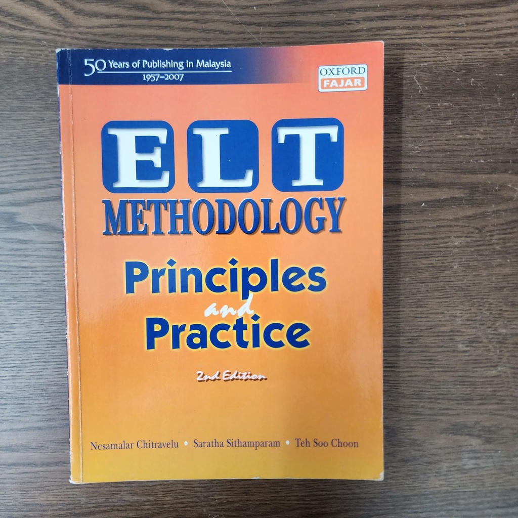 ELT Methodology Principles and Practice by Nesamalar Chitravelu ...