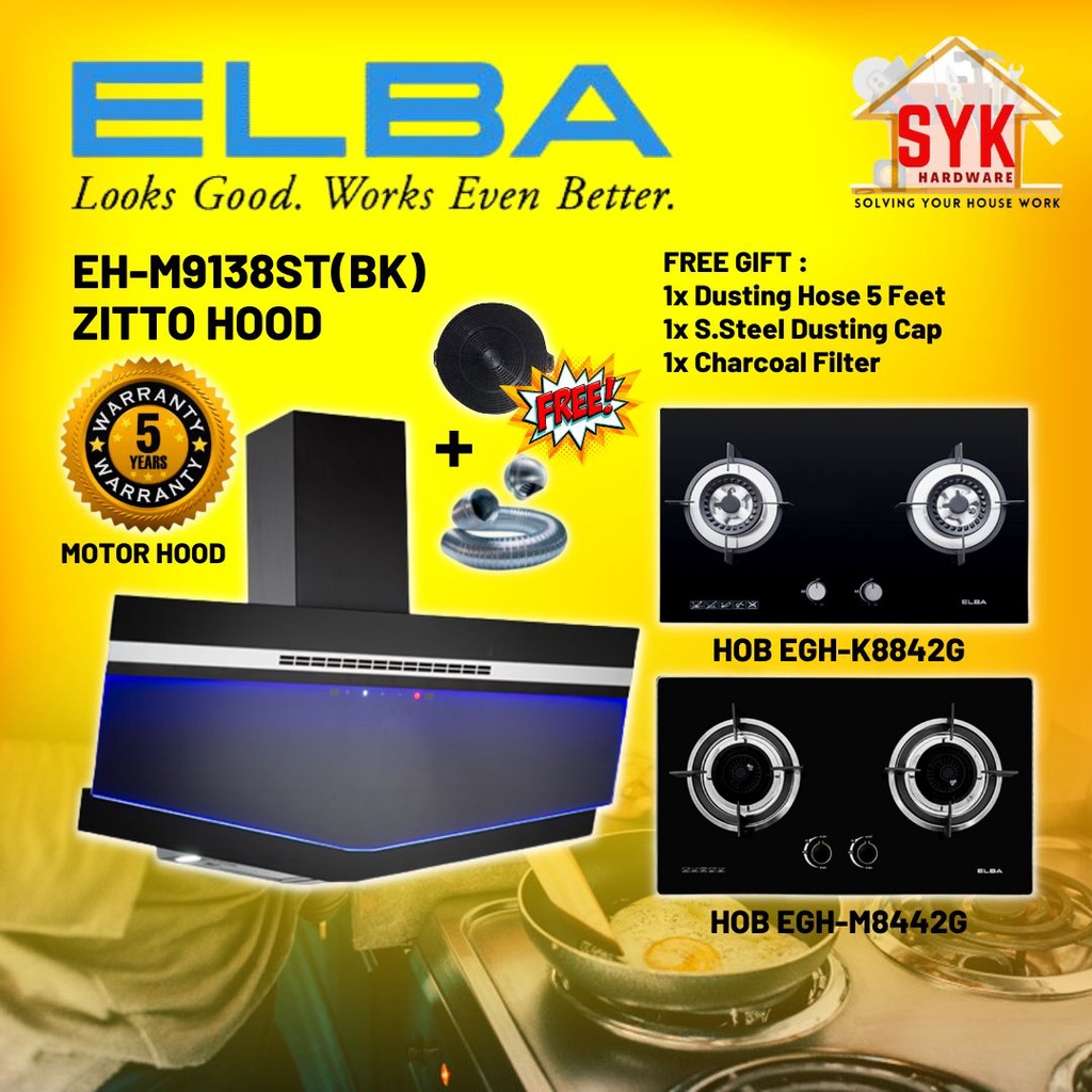 syk-elba-hood-eh-m9138st-bk-zitto-designer-cooker-hood-kitchen-hood