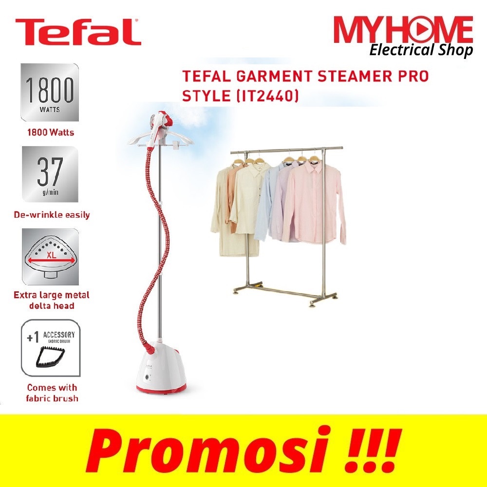 TEFAL IT2440 1800W PRO STYLE ONE GARMENT STEAMER Shopee Malaysia