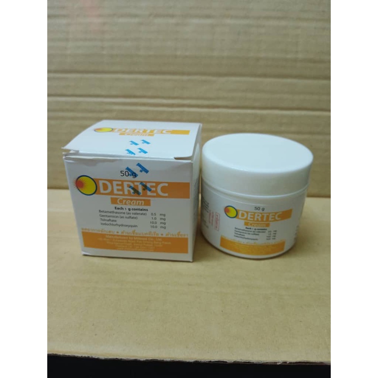 Dertec eczema cream 50g(thailand) Shopee Malaysia