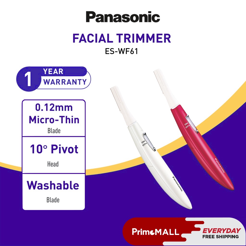 PANASONIC Facial Trimmer ESWF61W401/RP401 Eyebrow Trimmer Compact