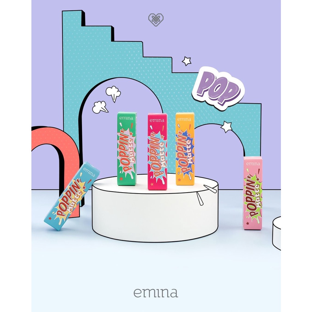 Emina Poppin Matte Lip Cream Shopee Malaysia