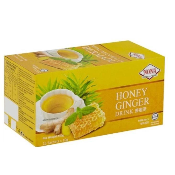 Nona Minuman Halia Bermadu Honey Ginger Drink 15 Packets Shopee Malaysia