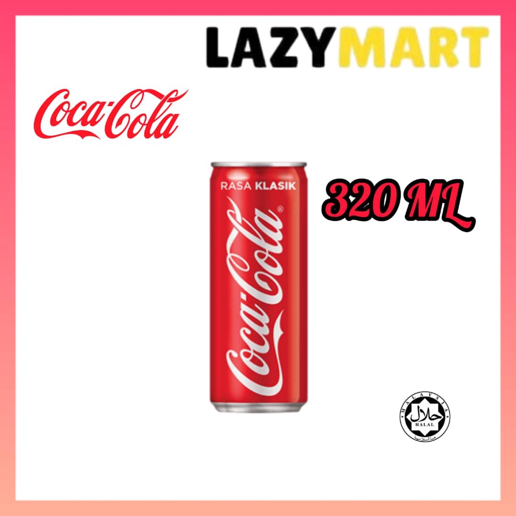 CocaCola Rasa Asli 320ml Halal Shopee Malaysia