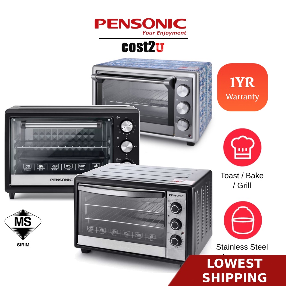 Pensonic Electric Oven (20L 23L 25L 35L) PEO2305 PEO2304B PEO2007X
