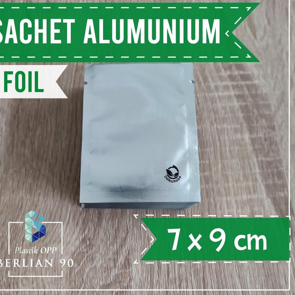 Big Promote Plastic Sachet Bag 7x9 cm Aluminum Foil Sachets (100Pcs