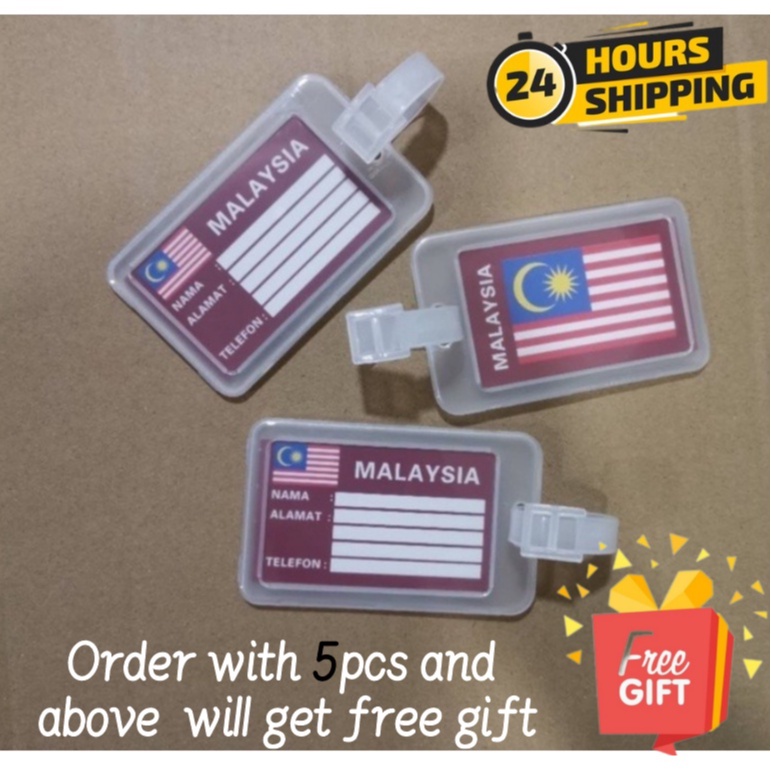 KL Stock Tag Bag Beg Luggage ID Tag Haji & Umrah Travel Tahan Lasak