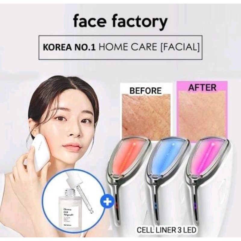 (VALENTINE PROMO)KOREA Popular CELL LINER / LED Skin Massager/ Lifting Therapy/ Wrinkle Firming/ Brightening