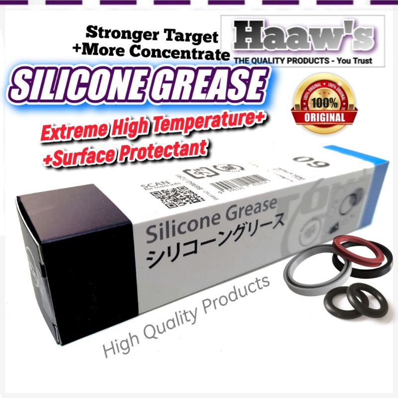 100 ORIGINAL SILICONE GREASE 60G HIGH QUALITY FULLY SYNTHETIC