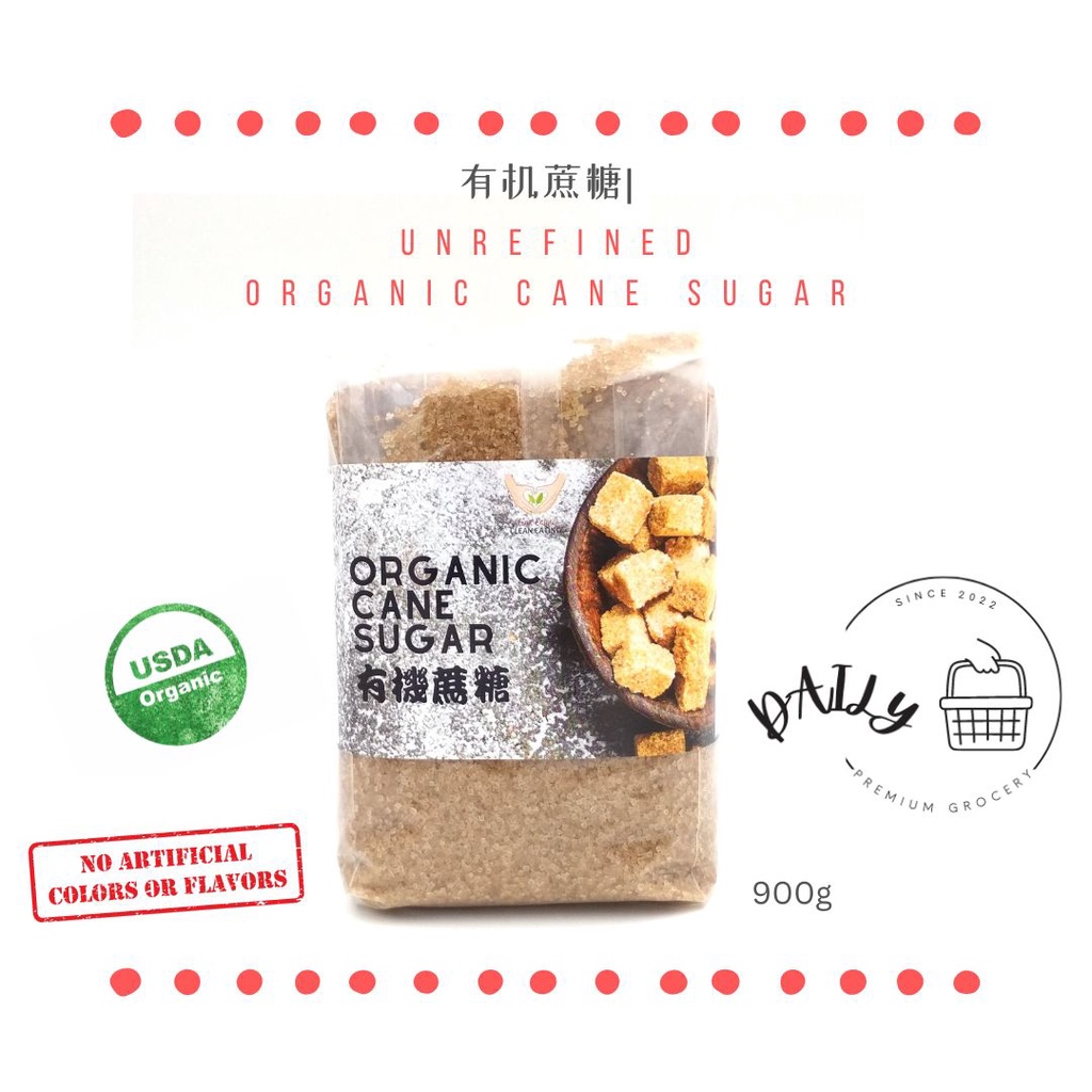 Unrefined Organic Cane Sugar (Coarse) Shopee Malaysia