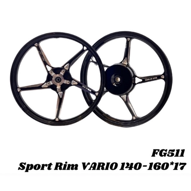 sport rim vario ENKEI FG511 VARIO150 FG511 CNC 1.41.617 SPORT RIM 17INCH VARIO150 FG511 CNC 14