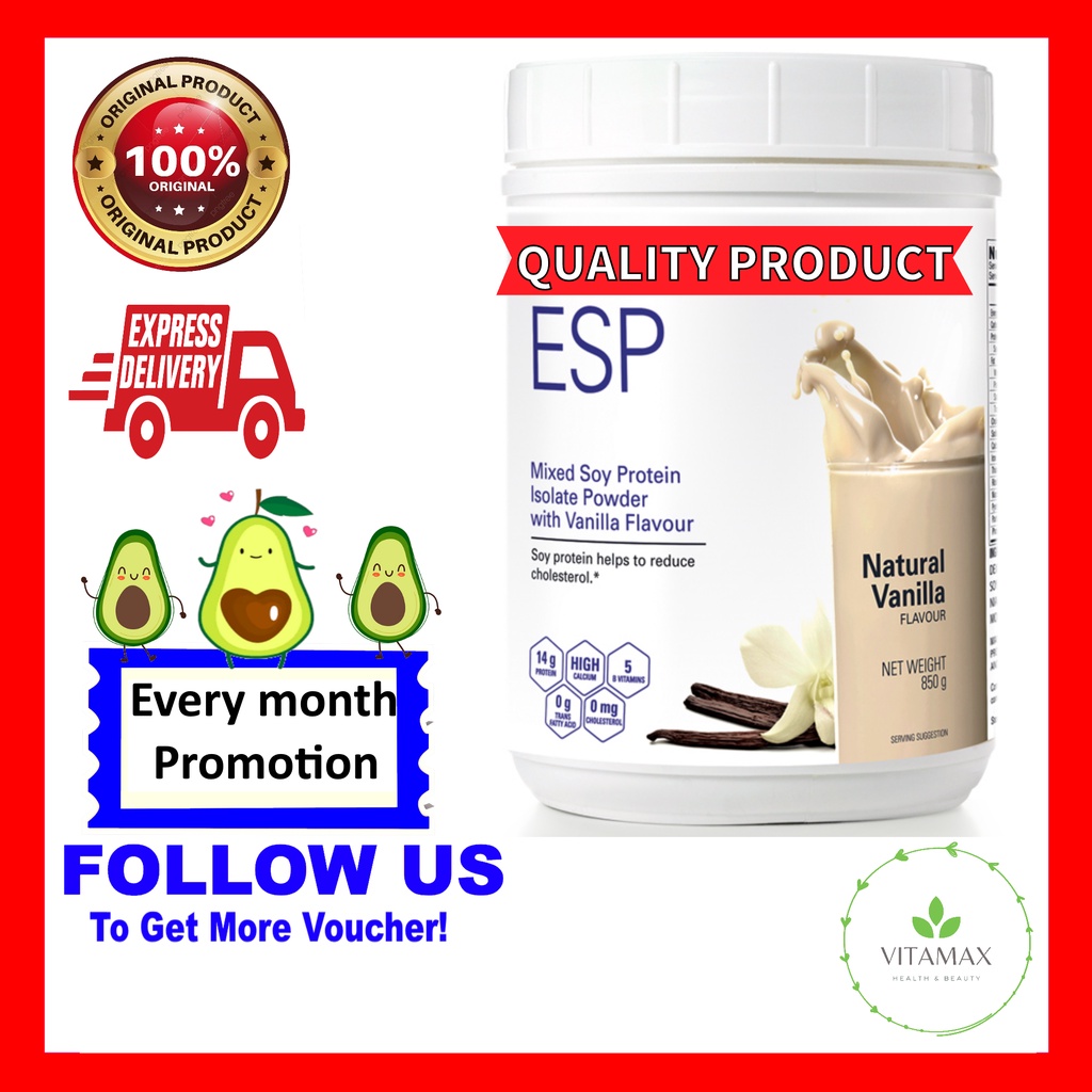 Shaklee ESP Mixed Soy Protein Isolate Powder with Vanilla Flavour