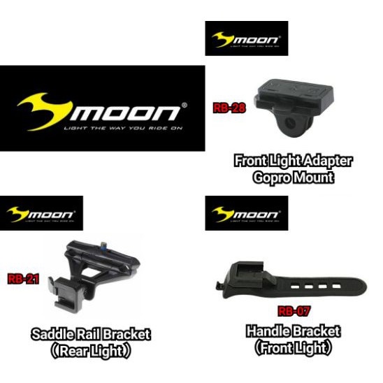 MOON BICYCLE LIGHT MOUNT BRACKET RB21 / RB28 Shopee Malaysia