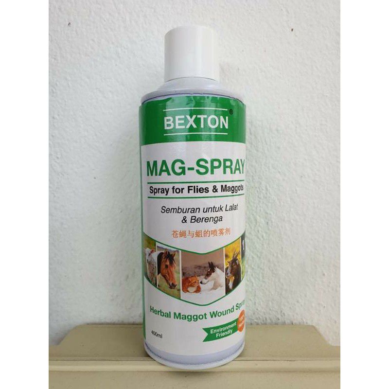 Exp2023 Dec / 400ml BEXTON MagSpray Spray for Flies & Maggots Pet
