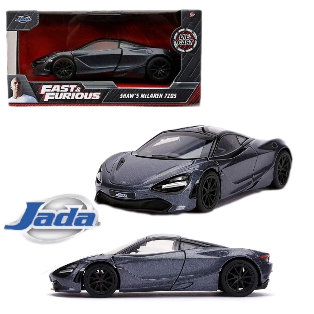 Original Jada 1:32 Fast & Furious Shaw's McLaren 720S Diecast Car Ready Stock In Malaysia