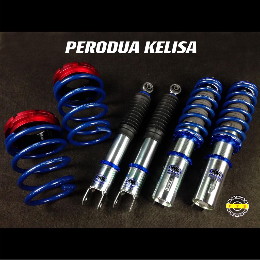 HWL Adjustable Absorber ** PERODUA KENARI HWL MT1BS Hi Low Soft Hard Bodyshift [100% NEW] [100% ORIGINAL]