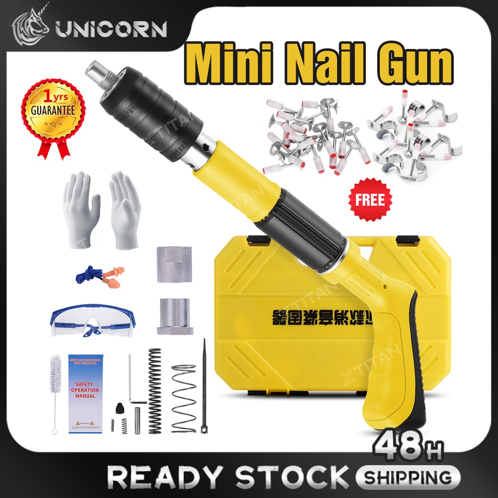 XTITAN Manual Steel Nails Gun Rivet Tufting Nail Gun Ceiling Concrete