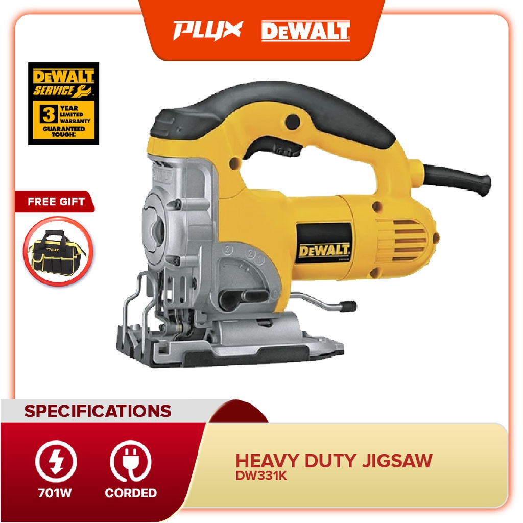 Dewalt DW331KB1 701W High Performance Jigsaw ( DW331K, DW331